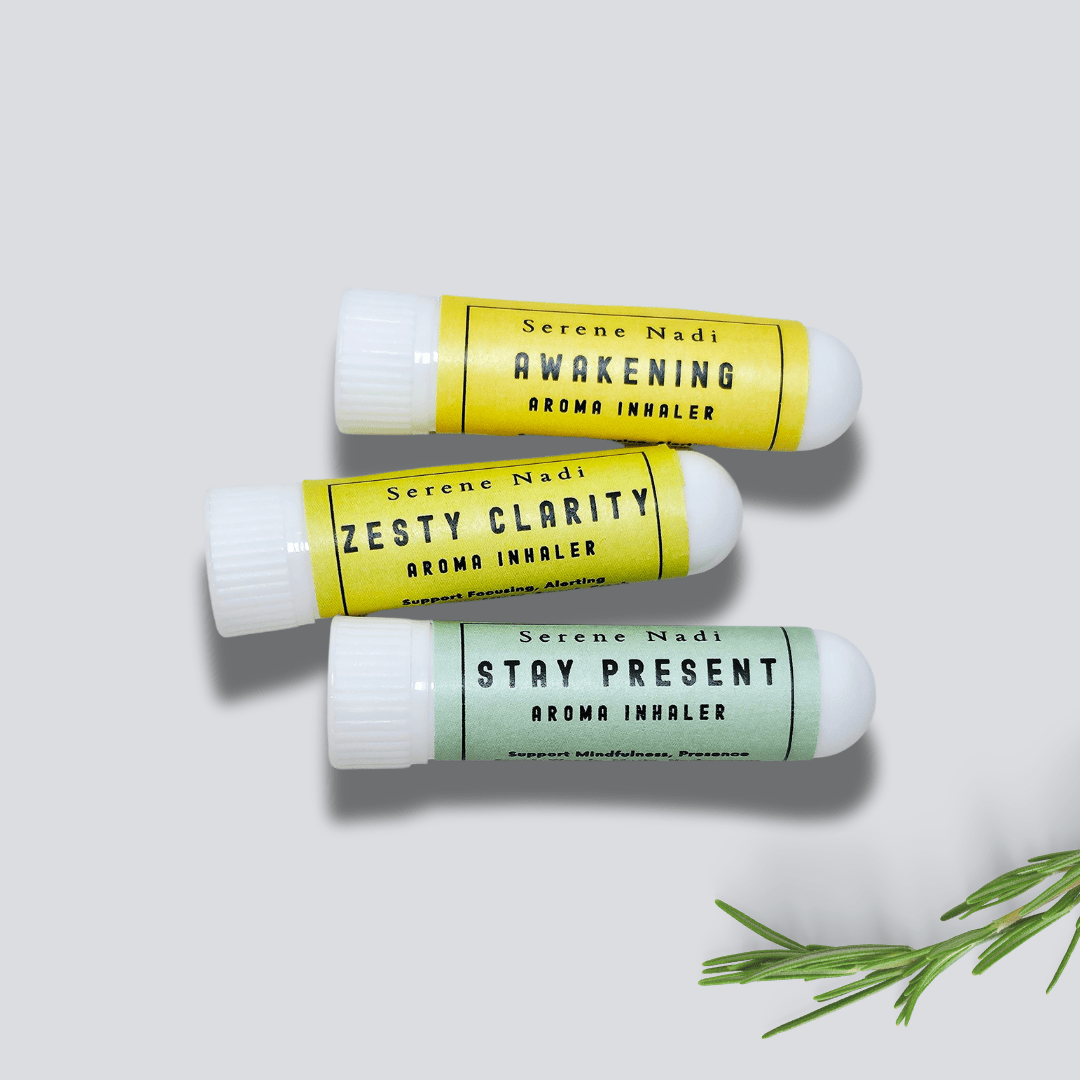 Clarity in Your Mind - Aromatherapy Nasal Inhaler Stick | Essential Oil Inhaler for Focus, Energy & Mindfulness - Serene Nadi