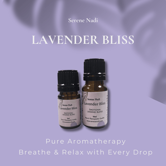 Serene Nadi Lavender Bliss – Relax & Unwind Essential Oil Blend - Serene Nadi