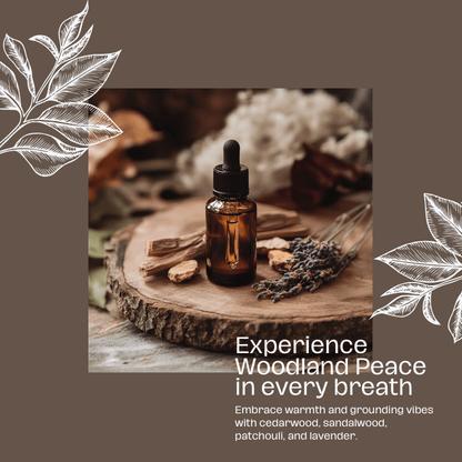 Serene Nadi Woodland Peace – Calm & Ground Essential Oil Blend - Serene Nadi