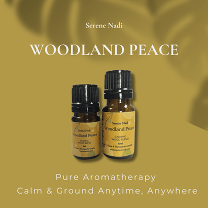 Serene Nadi Woodland Peace – Calm & Ground Essential Oil Blend - Serene Nadi